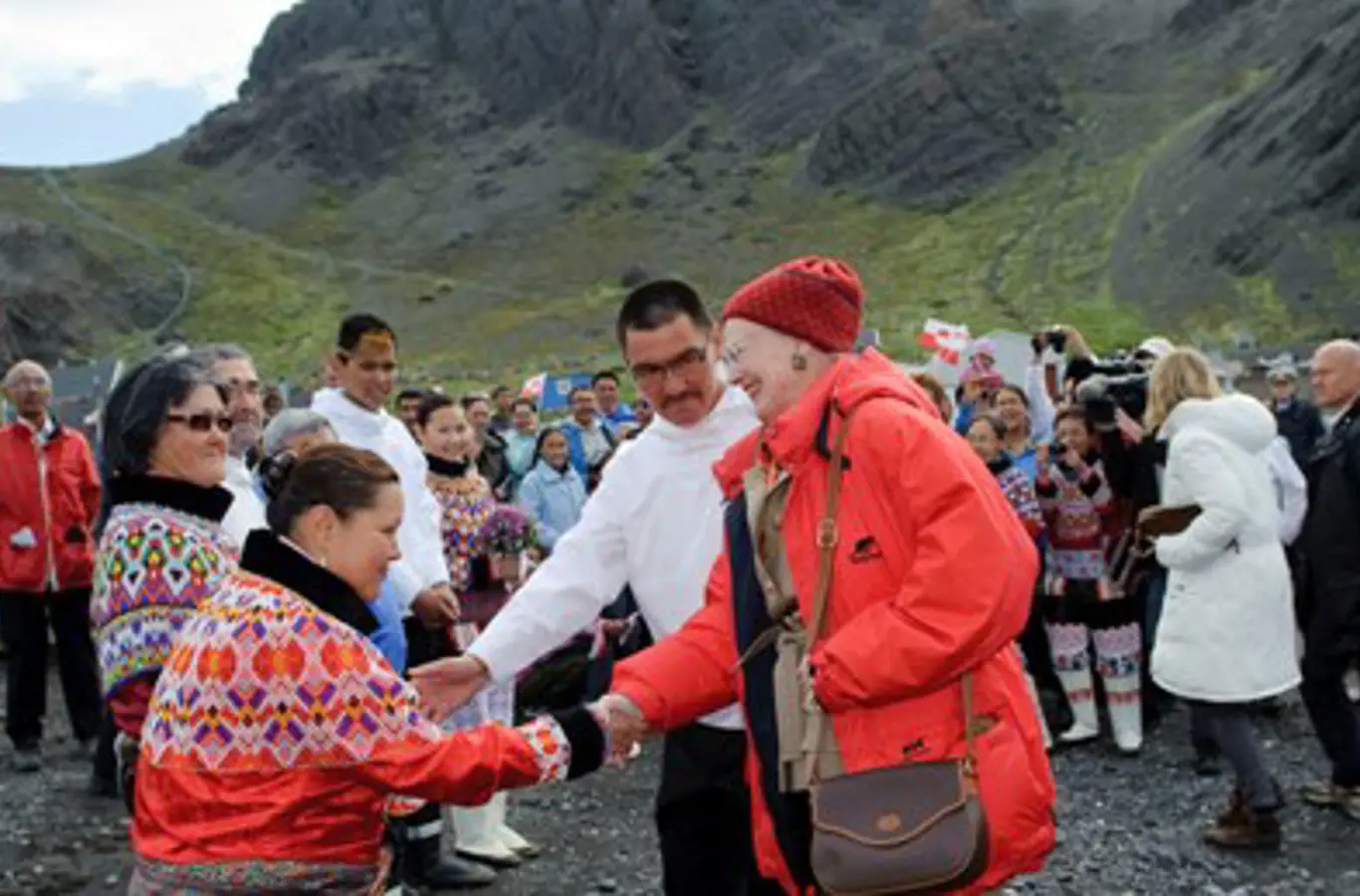 H.M. Dronningen i Niaqornat, Grønland i 2011.