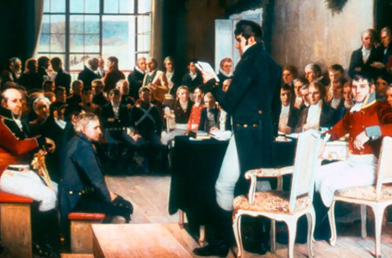 "Eidsvold 1814", maleri af Oscar Wergeland (1885)