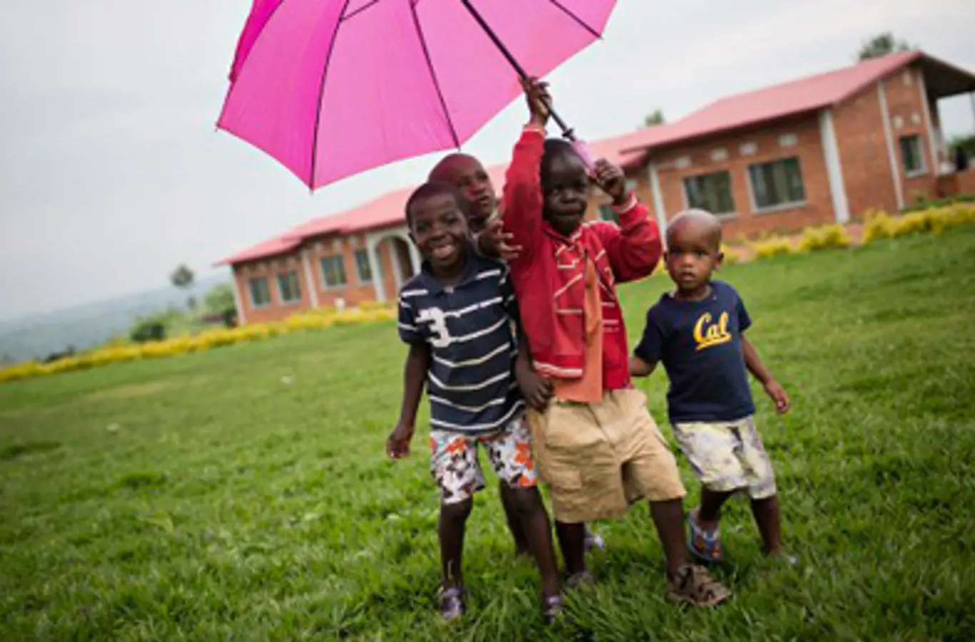 Børn i SOS-børnebyen i Kayonza.