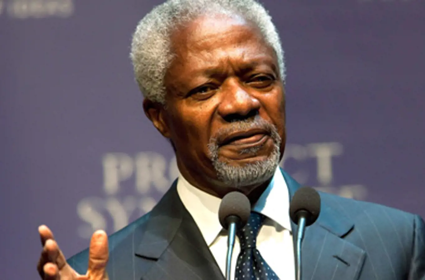 Forhenværende FN generalsekretær Kofi Annan.