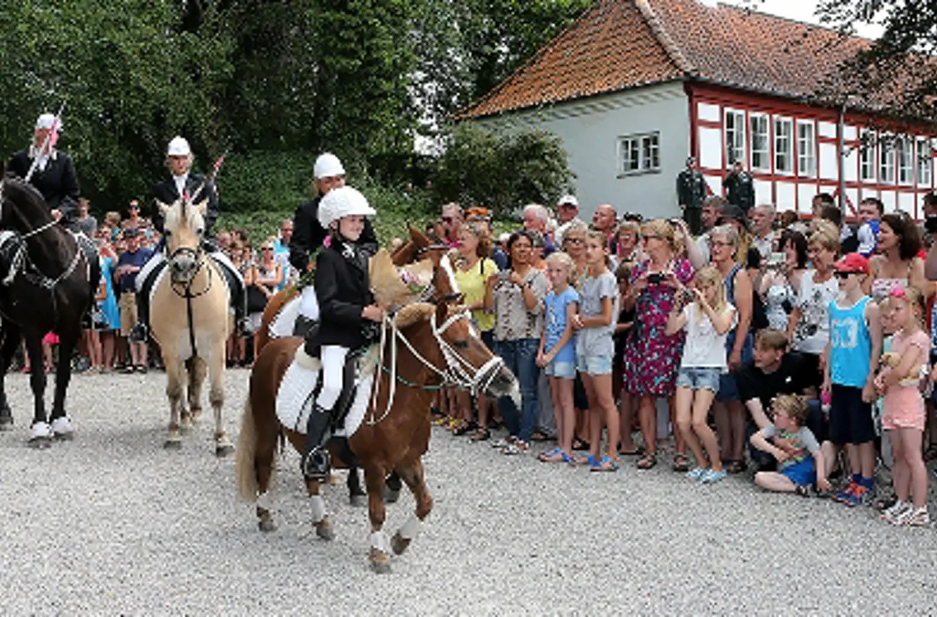 Ringrideroptog i Gråsten i 2014.