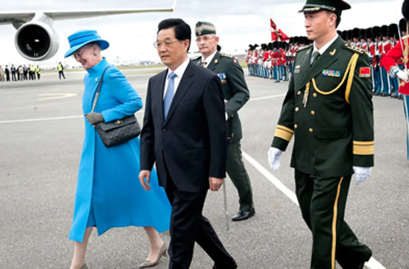 Officiel modtagelse i Københavns Lufthavn.