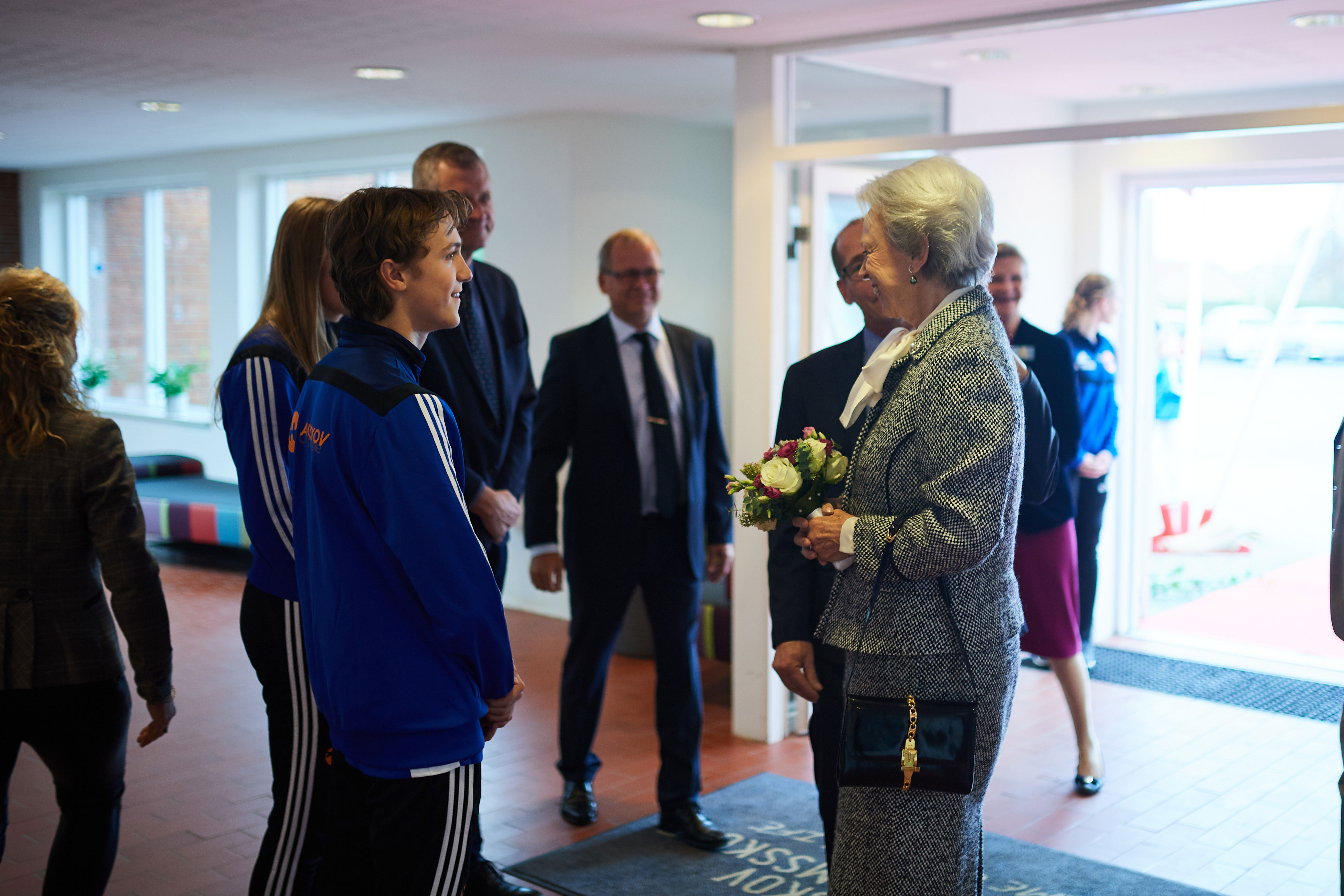 H.K.H. Prinsesse Benedikte Deltog I Agerskov Ungdomsskoles 100-års Jubilæum