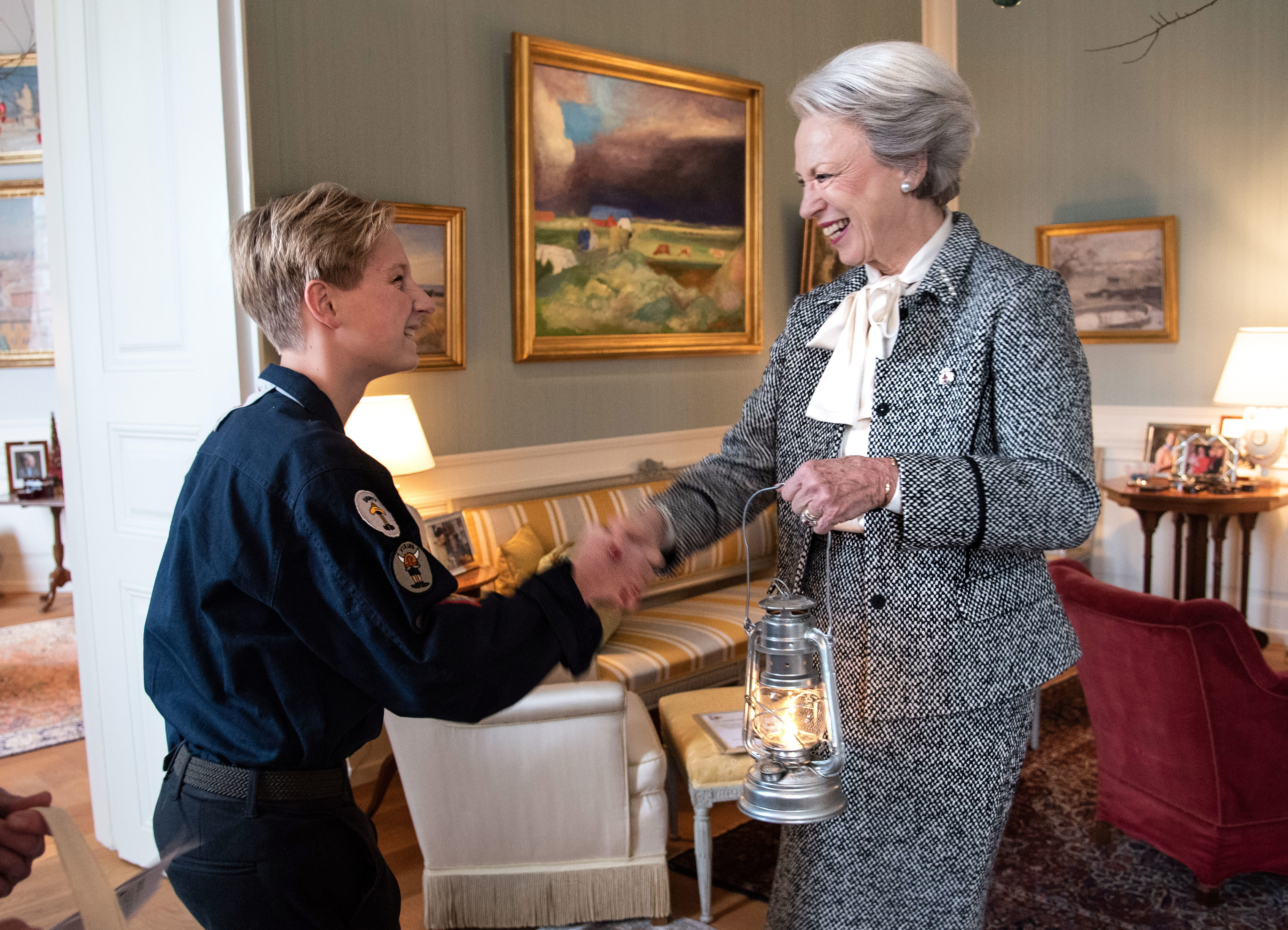 H.K.H. Prinsesse Benedikte Modtog Fredslyset 2018